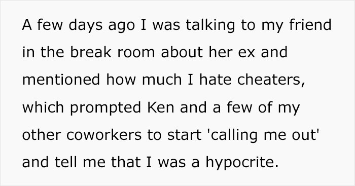 Woman Doesn&rsquo;t Tell Coworkers About Her Polyamorous Relationship, Gets Accused Of Cheating By One Of The Colleagues