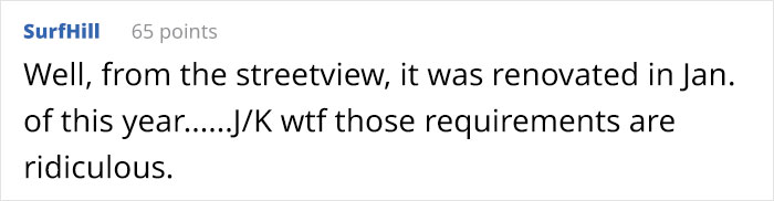 This 8-Item List Of Requirements For Being Able To Rent This House Went Viral Because Of Its Ridiculousness