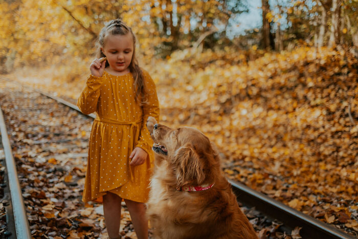 Lucy Waiting Patiently For Her Treat