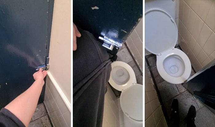 This Spacious Toilet Cubical