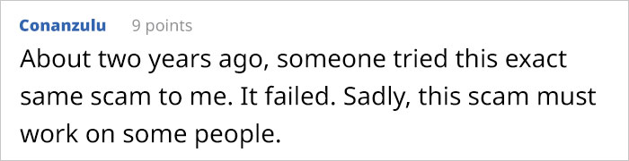 Person Fails To See Red Flags That They Are Being Scammed For $2.2k With Fake Employment Scam