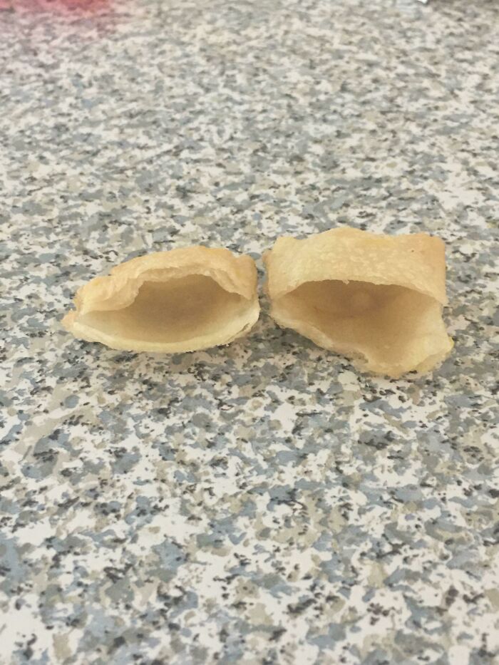 Cut Open A Pizza Roll And Got This