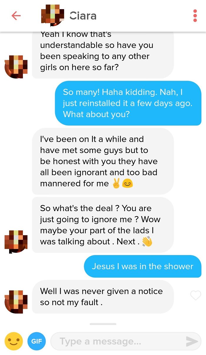 Next! Girl Has A Tinder Account