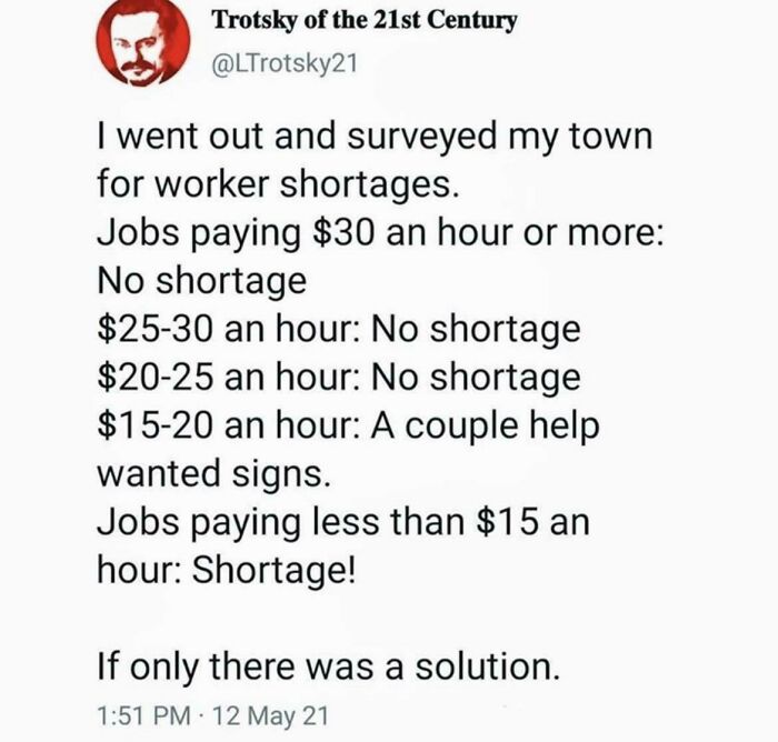 There Isn't A Job Shortage, There’s A Shortage Of Adequate Pay