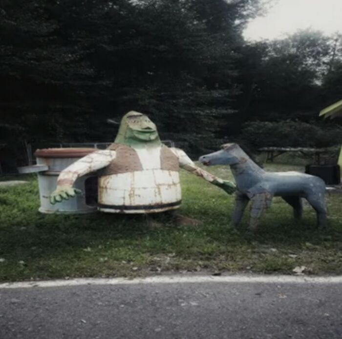 This Dystopian Shrek And Donkey