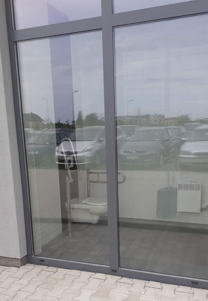 This "Public" Toilet On Gdansk Airport, Parking P6