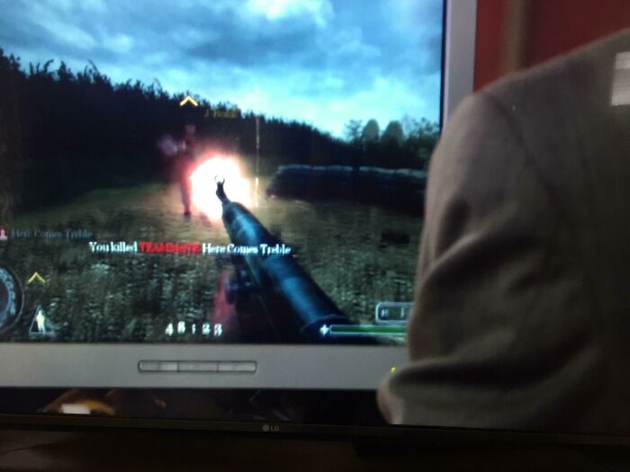 I Just Noticed Andy's Gamer Tag Is Here Comes Treble