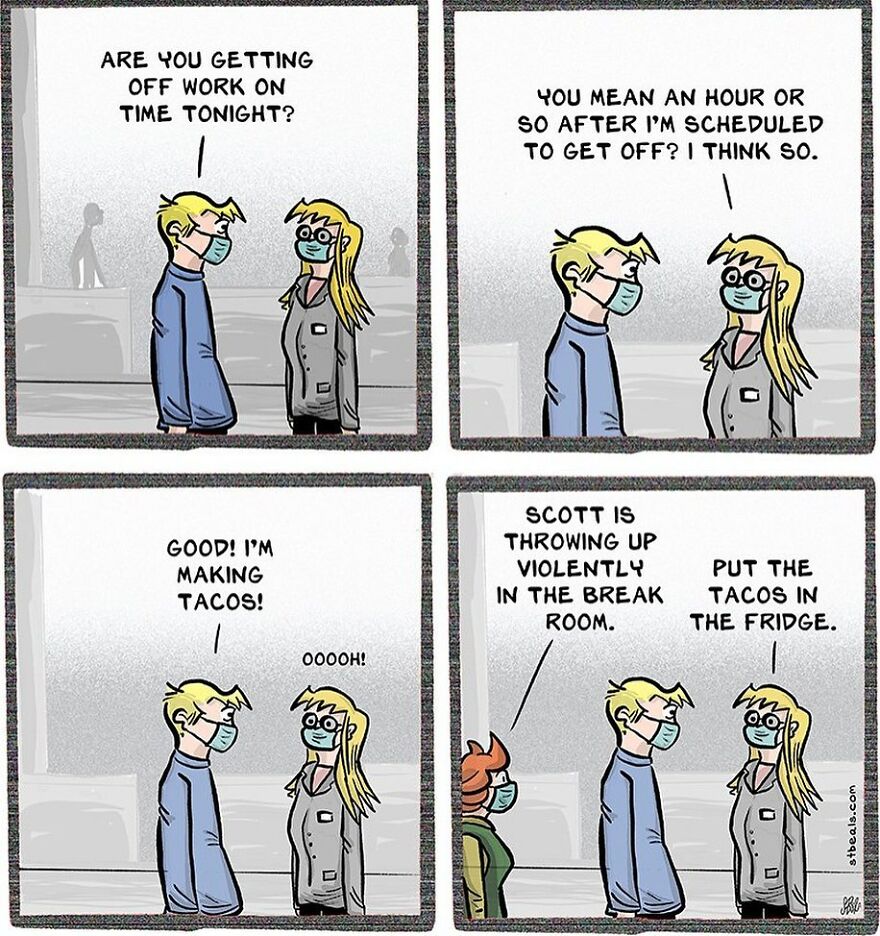 Artist’s New Funny Comics That Focus Attention On Everyday Conversations And A Job In Retail