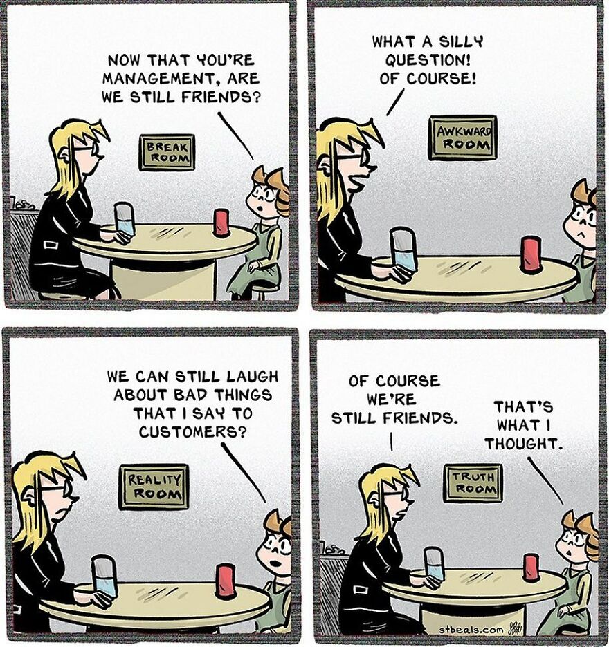 Artist’s New Funny Comics That Focus Attention On Everyday Conversations And A Job In Retail