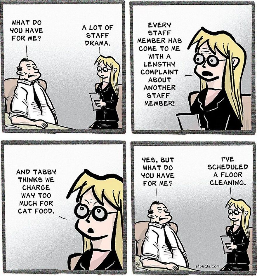 Artist’s New Funny Comics That Focus Attention On Everyday Conversations And A Job In Retail