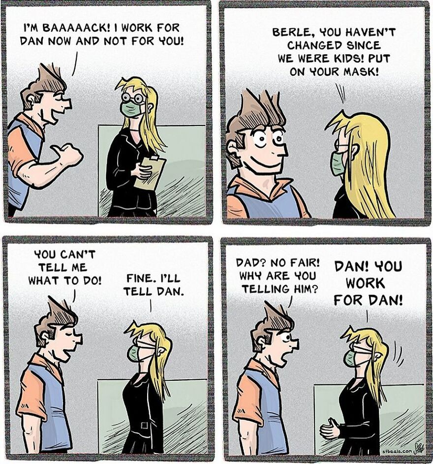 Artist’s New Funny Comics That Focus Attention On Everyday Conversations And A Job In Retail