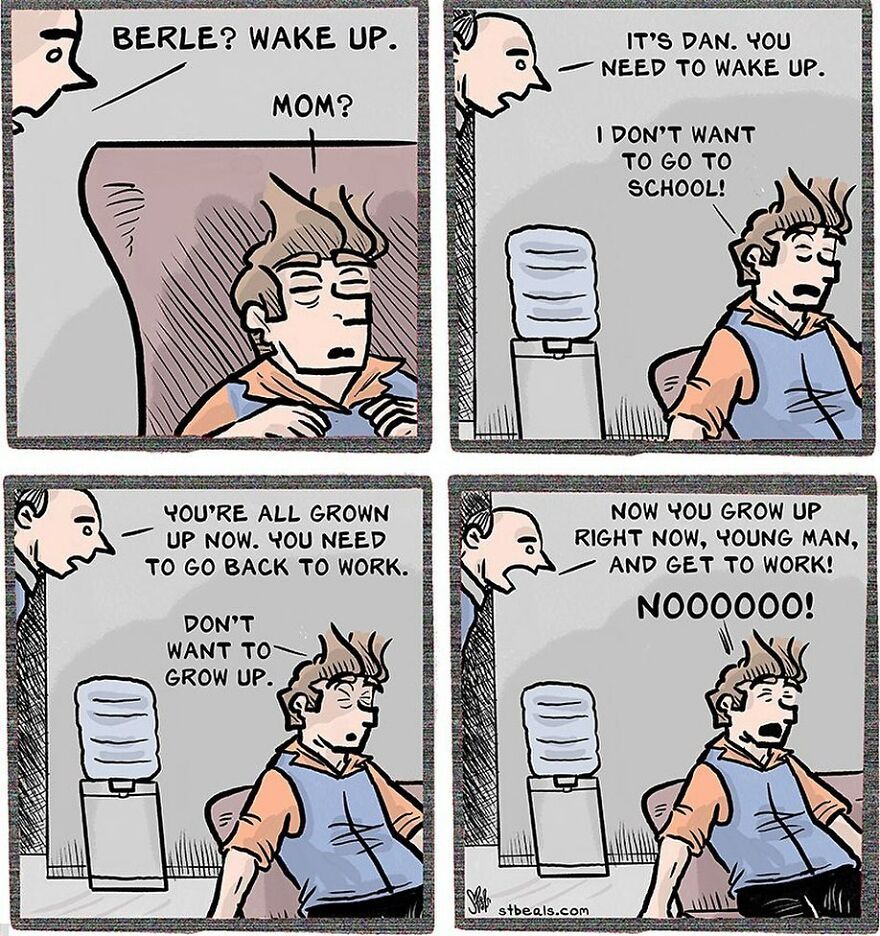 Artist’s New Funny Comics That Focus Attention On Everyday Conversations And A Job In Retail