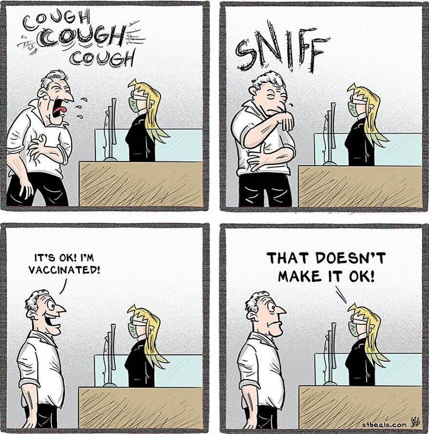 Artist’s New Funny Comics That Focus Attention On Everyday Conversations And A Job In Retail