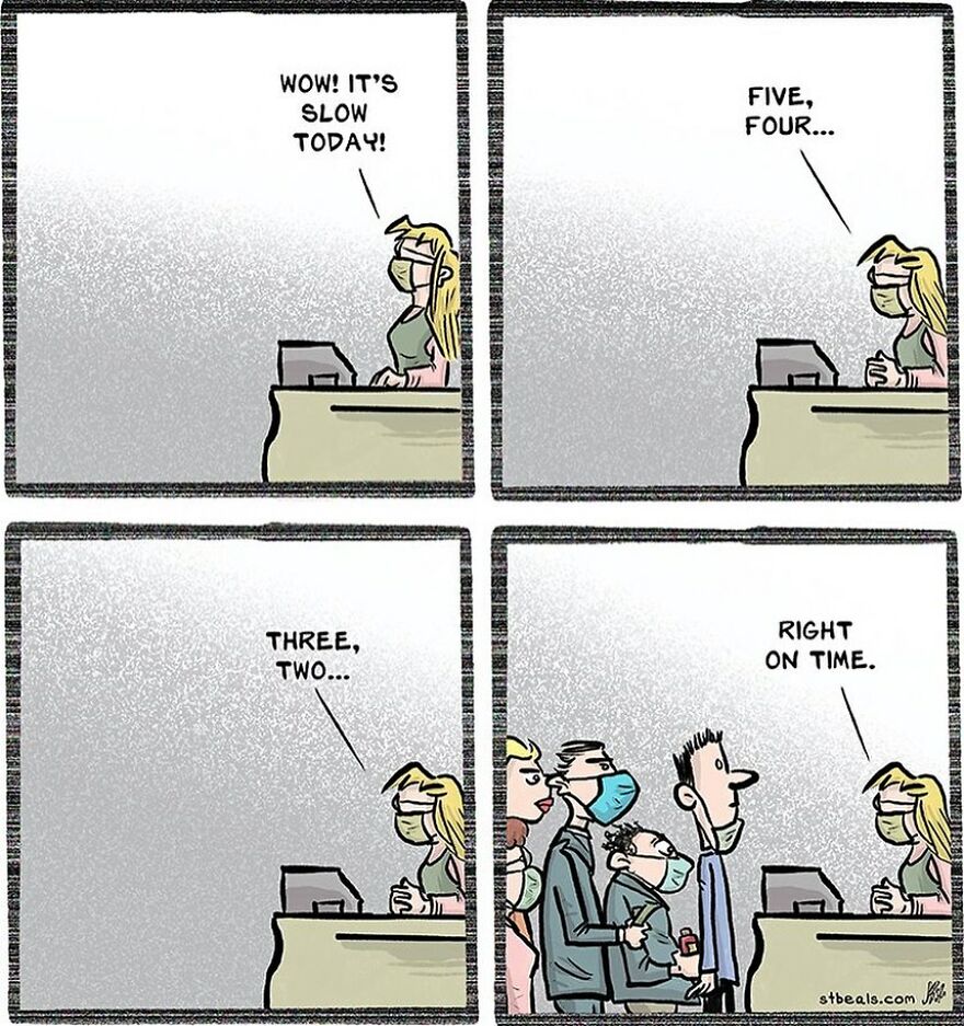 Artist’s New Funny Comics That Focus Attention On Everyday Conversations And A Job In Retail