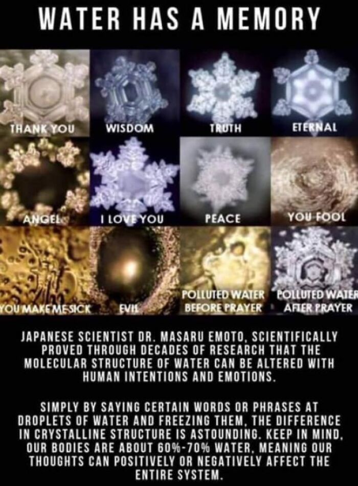 Water Has Feelings Too, Guys (Seriously Wtf)