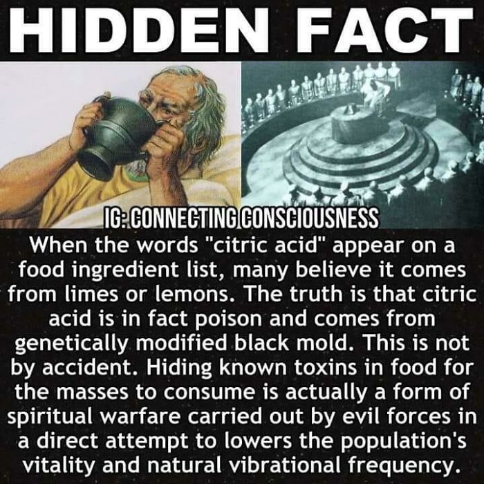 Apparently Citric Acid Is Black Mold