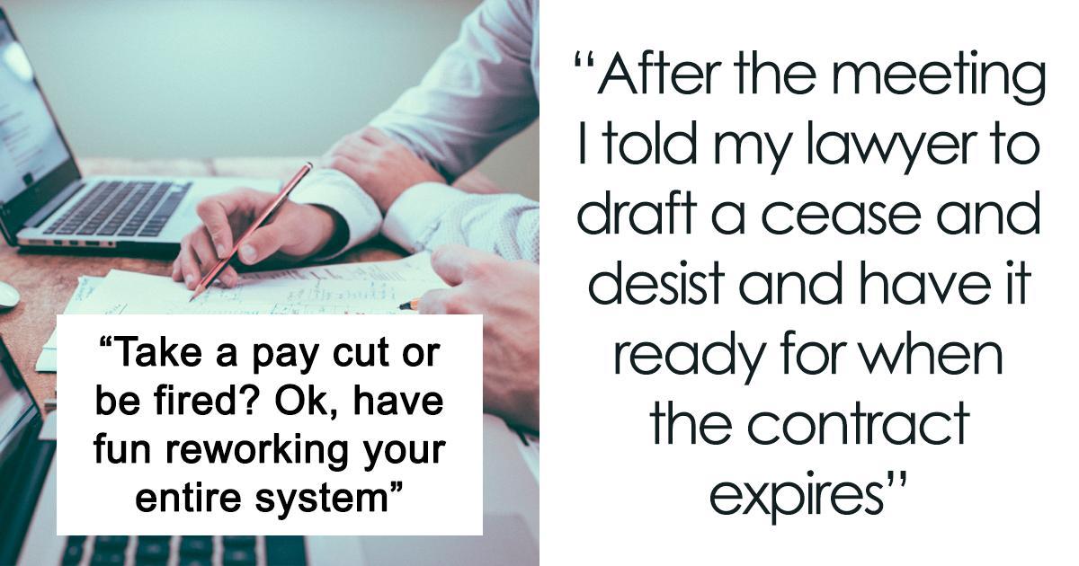 Employee Gets Fired By Greedy New Boss, Destroys The Business By Legally Stopping Production