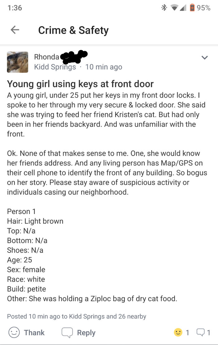 Kristen's Cat Is Probably Wondering Where's Lunch