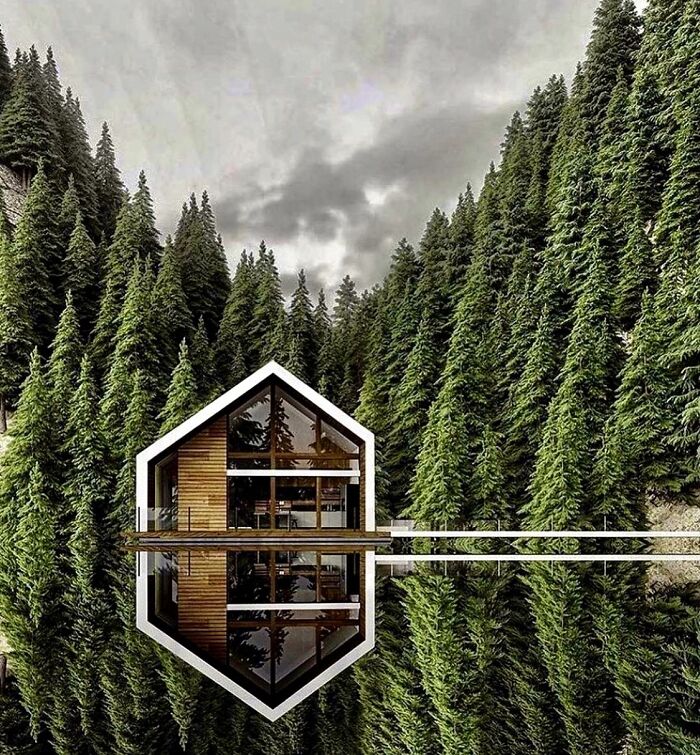 Esta casa en el lago