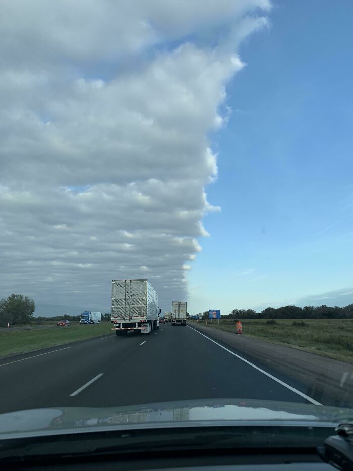 I See Your Cold Front From The Air, I Raise You A View Of A Cold Front From The Road!