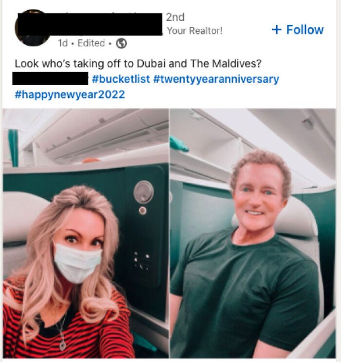 Via Linkedin... Her Husband