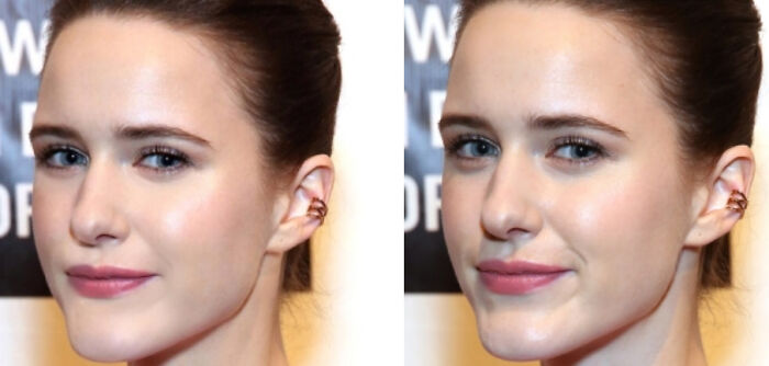 A Celebrity Makeup Artist's Ig Post vs. The Original Photograph. I Wouldn't Necessarily Call It Ig vs. Reality Because A Gala Event's Makeup And Lighting Isn't It, But Still