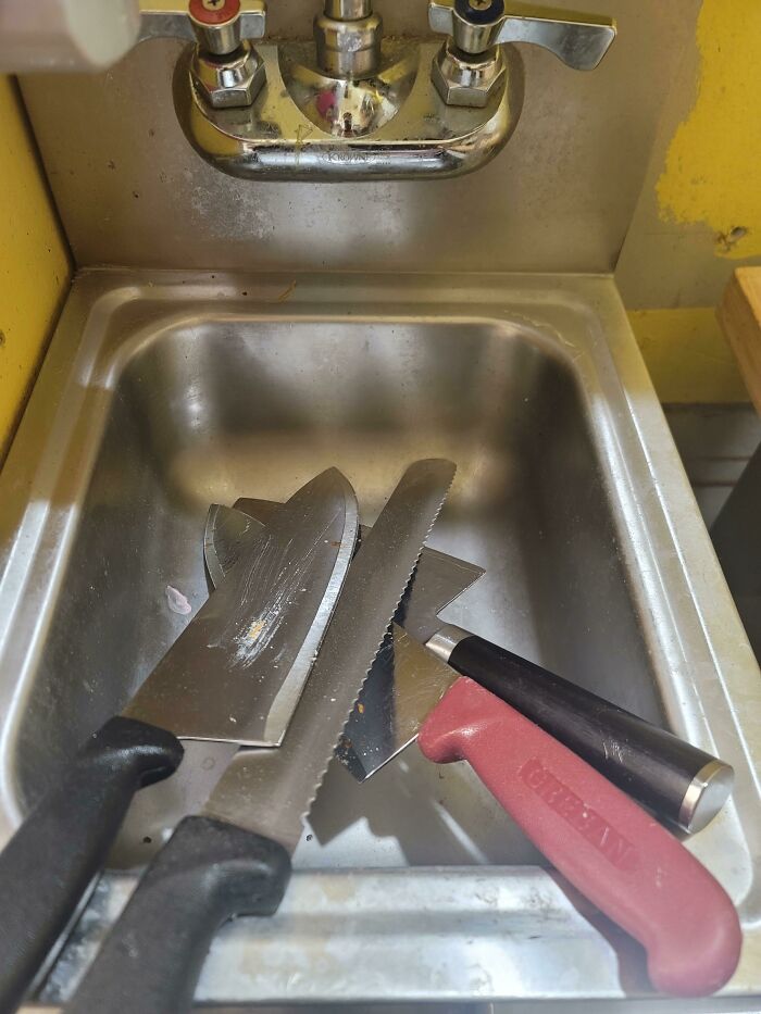 All My Line Cooks Get Paid $20/Hr And I Still Find Things Like This All The Time On The Open