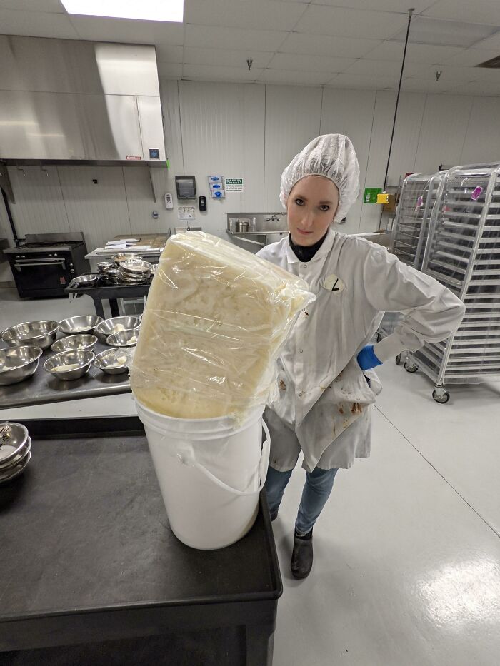 Coconut Cube, Round Bucket. Cannabis Chef Not Amused