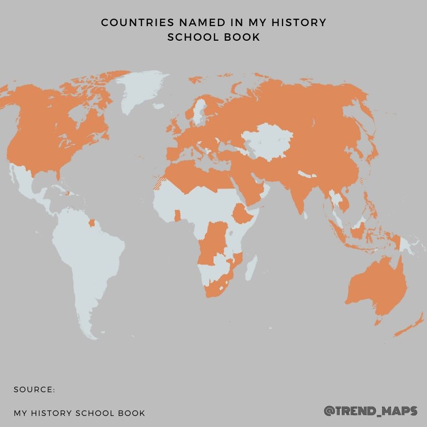 Countries Named In My History Book