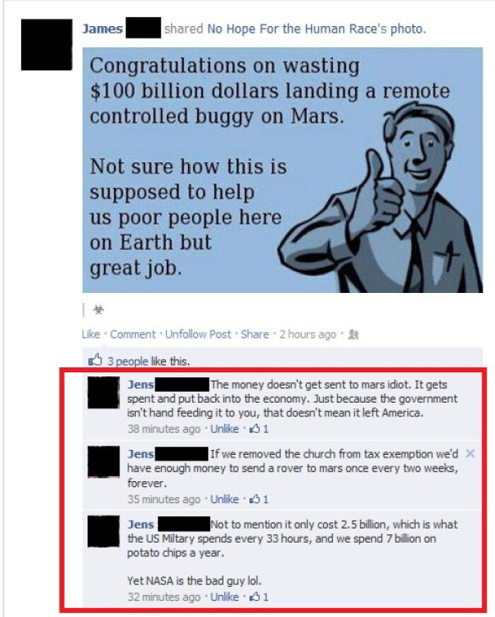 They're Too Stupid For Mars