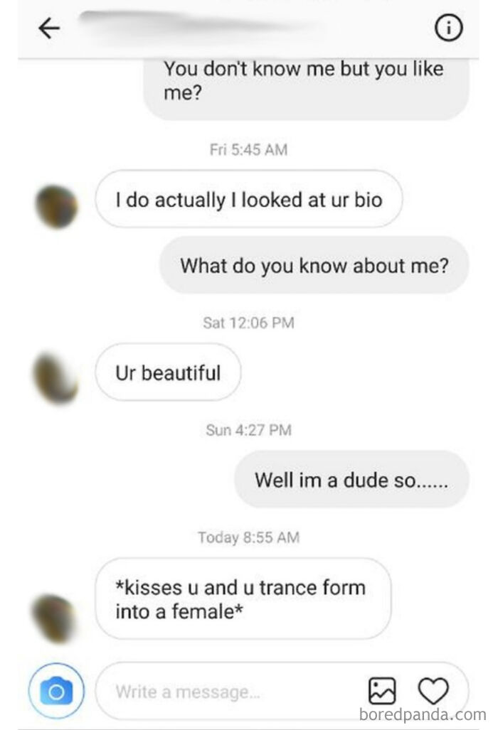 A Friend Of Mine Got This. Complete Stranger