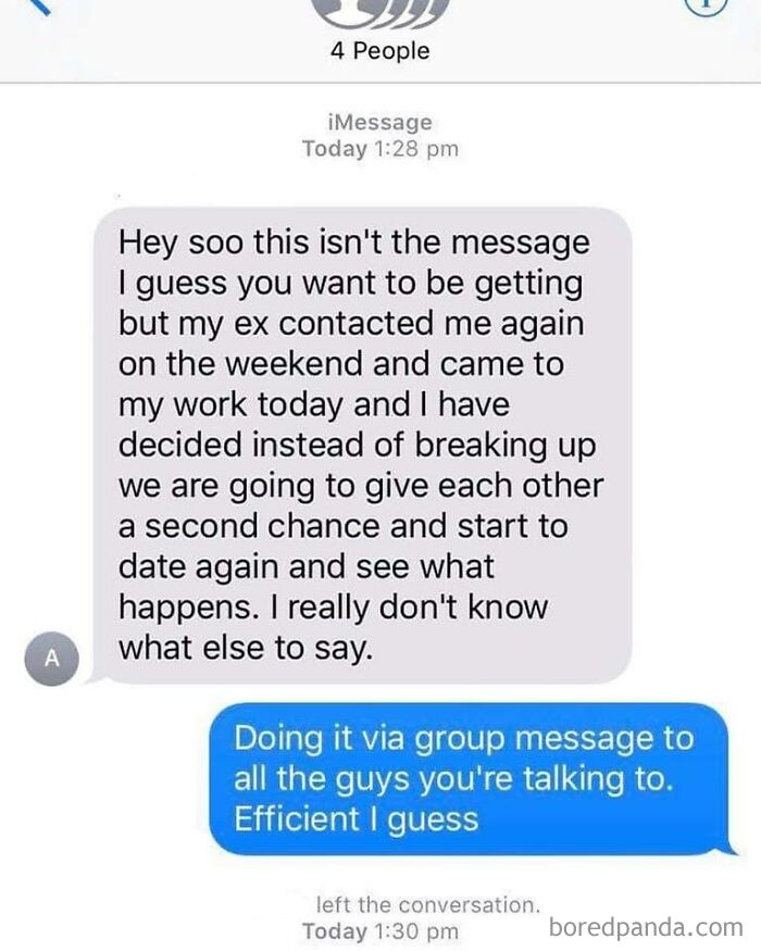 Breaking Up With 4 Dudes At Once