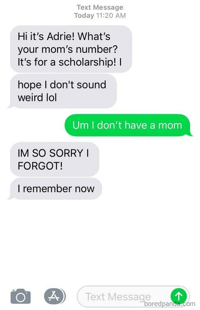 An Old Friend From High School Asks A Weird, Personal Question