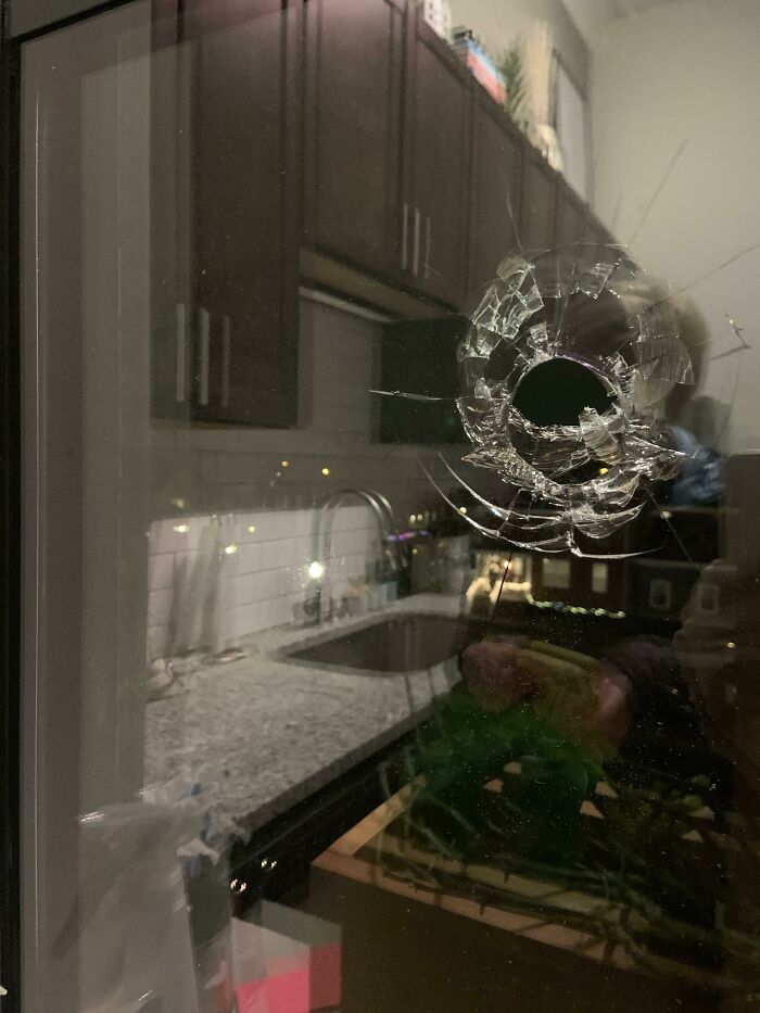 A Bullet Came Downwards Through My Sister’s Window After New Years