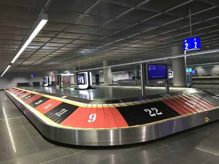 This Baggage Claim In Frankfurt, Germany