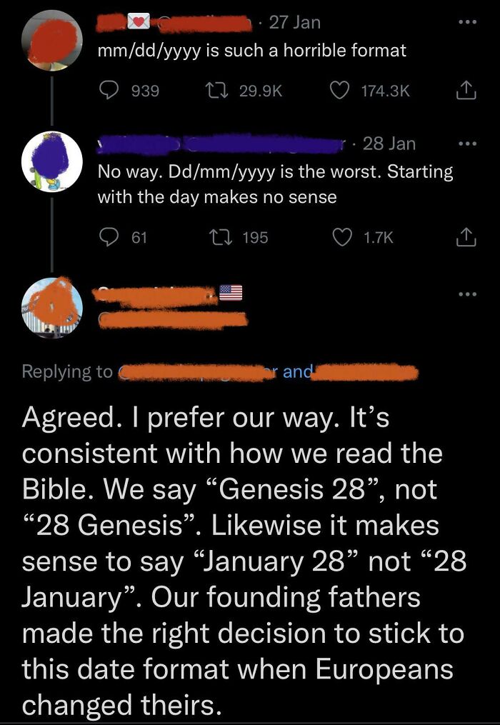 “Our Founding Fathers Made The Right Decision To Stick To This Date Format When Europeans Changed Theirs”