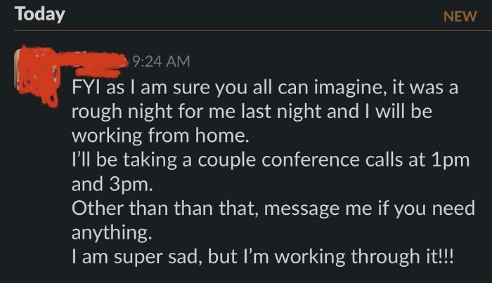 My Boss Called Out Today Because His Team Lost The Super Bowl