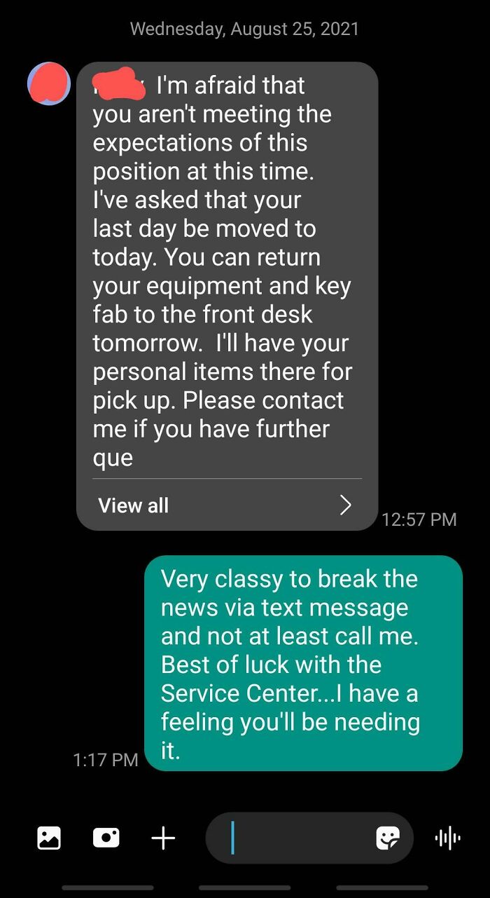 Gave My Notice Just Over A Week Ago Due To A New Job