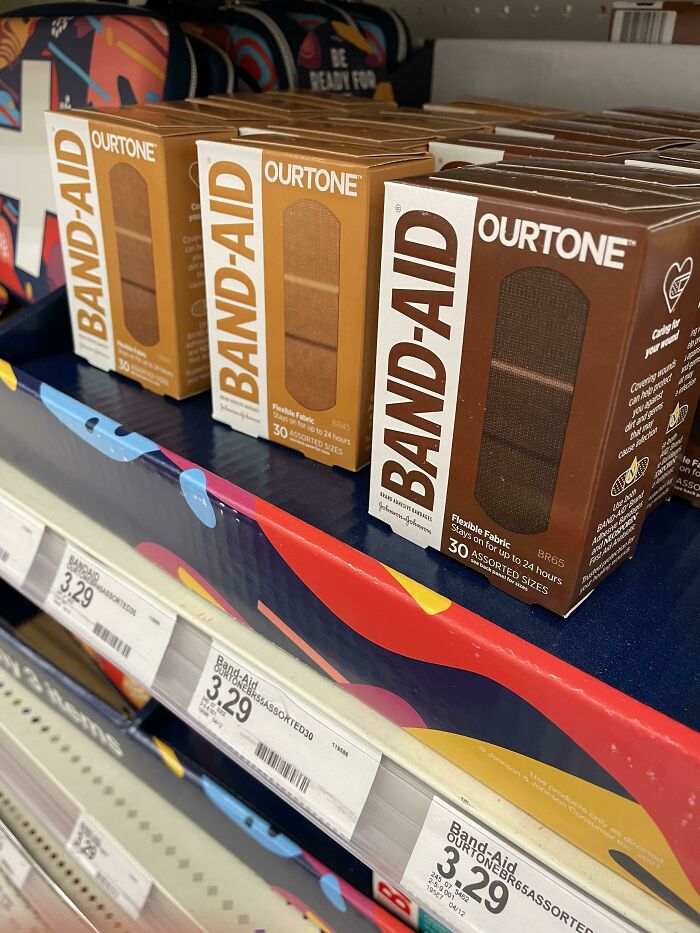 Found Band-Aids For Different Skin Tones At Target