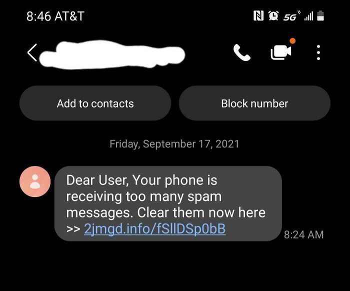 Been Receiving A Lot Of Scam/Spam Text Messages, But This Is The First Time They've Tried This Lmao