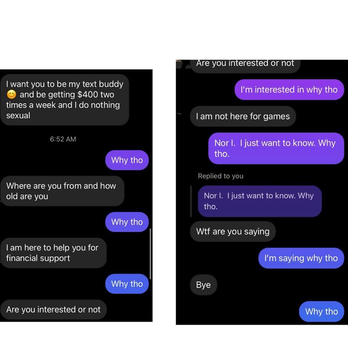 Deflecting With Why Tho