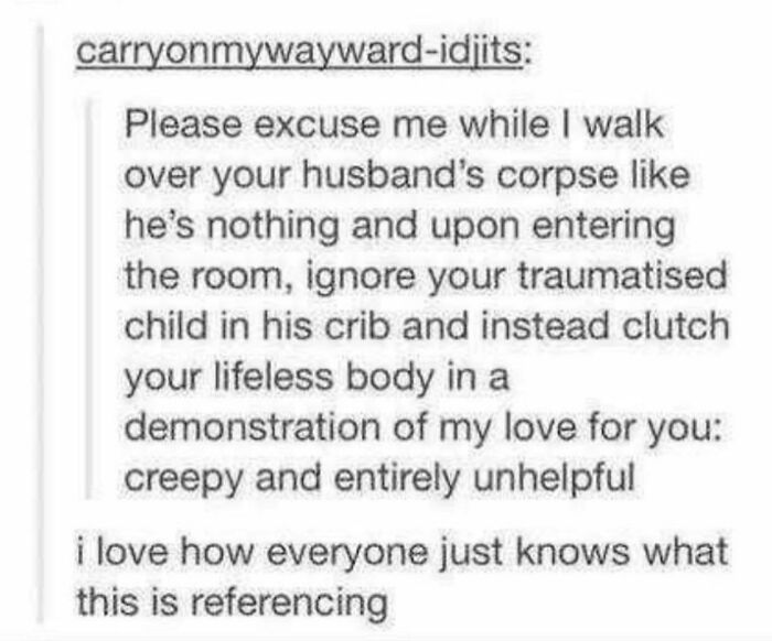 Could Have, You Know, Helped Harry