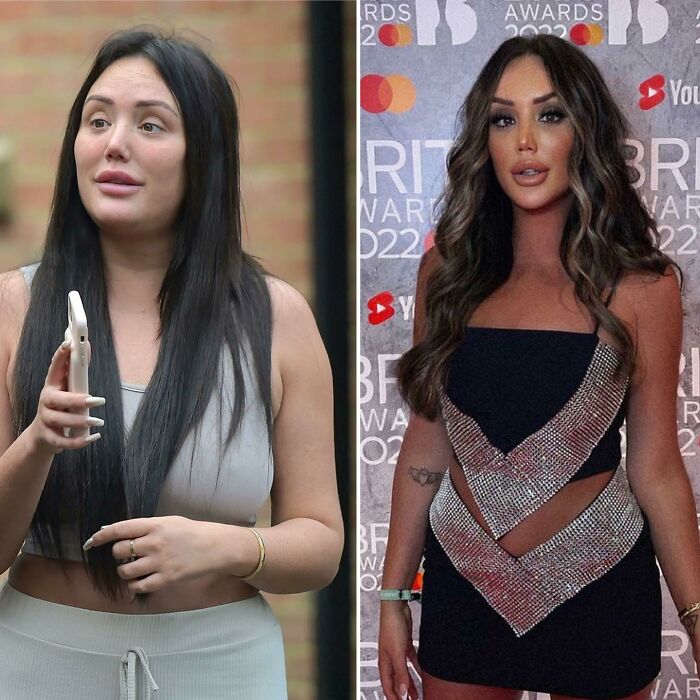 No Makeup Candid vs. Instagram. Some Of The Difference Is Makeup But There’s Also Heavy Editing