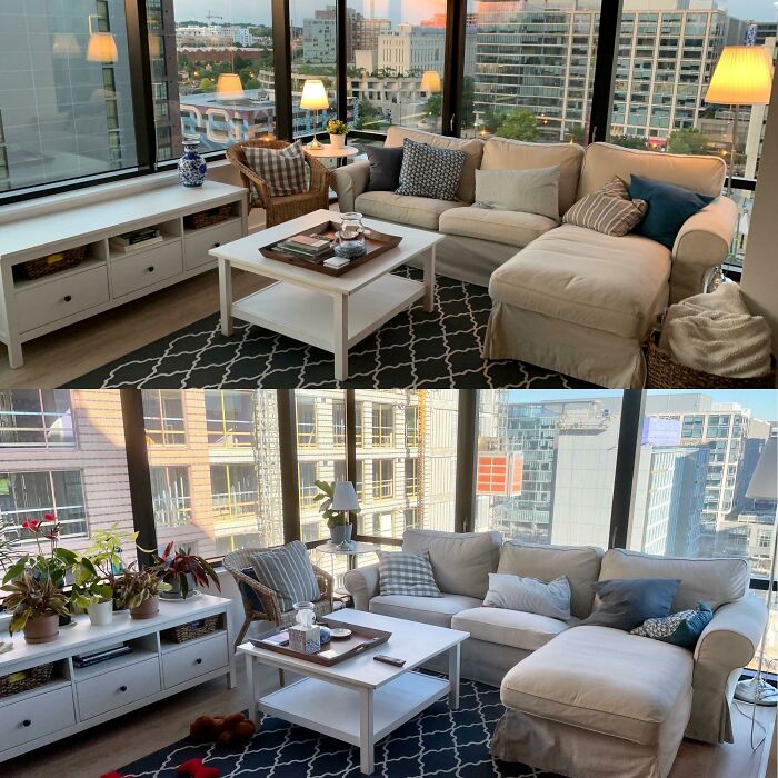The View From My Apartment When I Moved In vs. Now