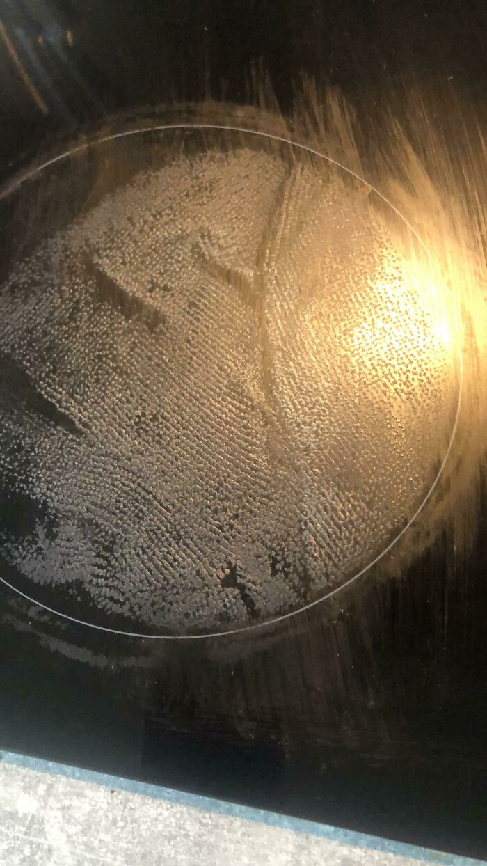 Touched My Hot Glass Stovetop With A Microfibre Towel. It Won’t Come Off