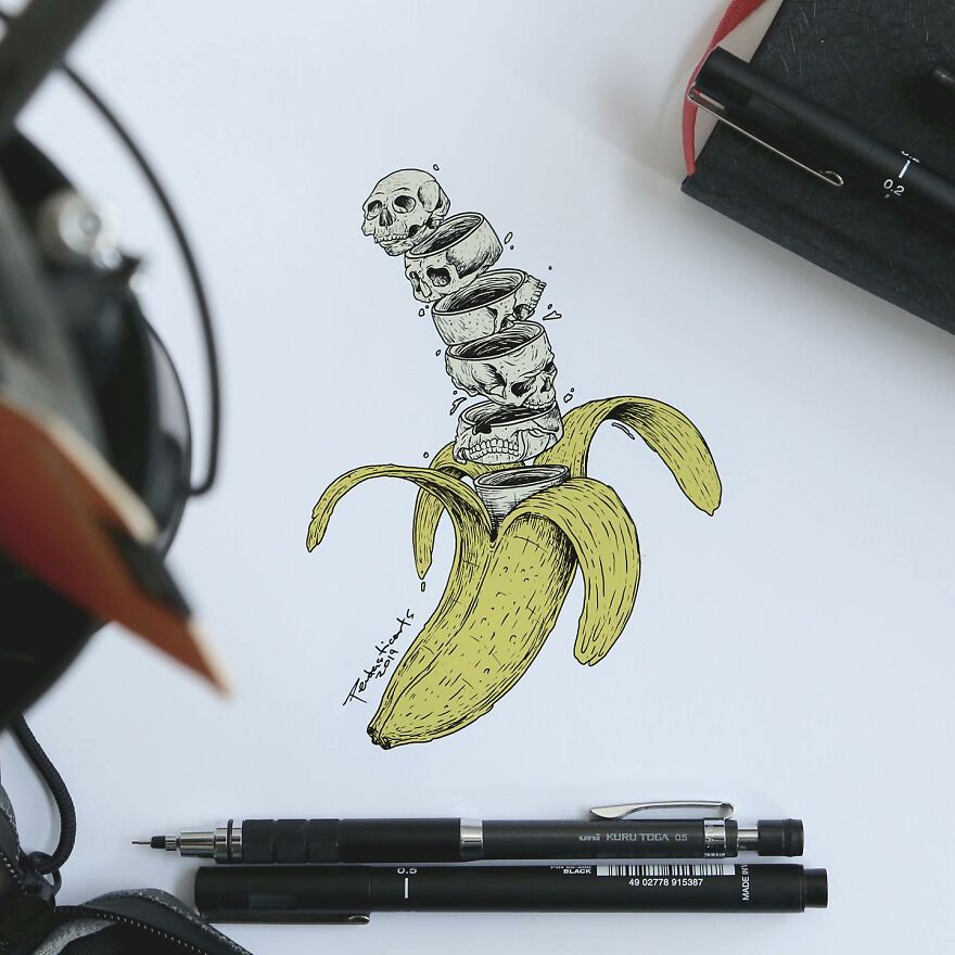 I Draw Surreal Illustrations That Have A Hidden Meaning If You Look Closely (43 Pics)