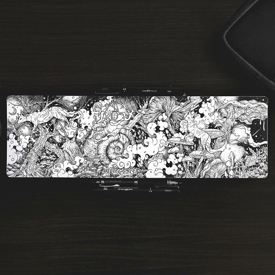 I Draw Surreal Illustrations That Have A Hidden Meaning If You Look Closely (43 Pics)