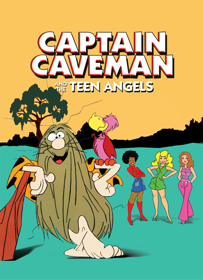 Poster for Captain Caveman And The Teen Angels animated tv show 