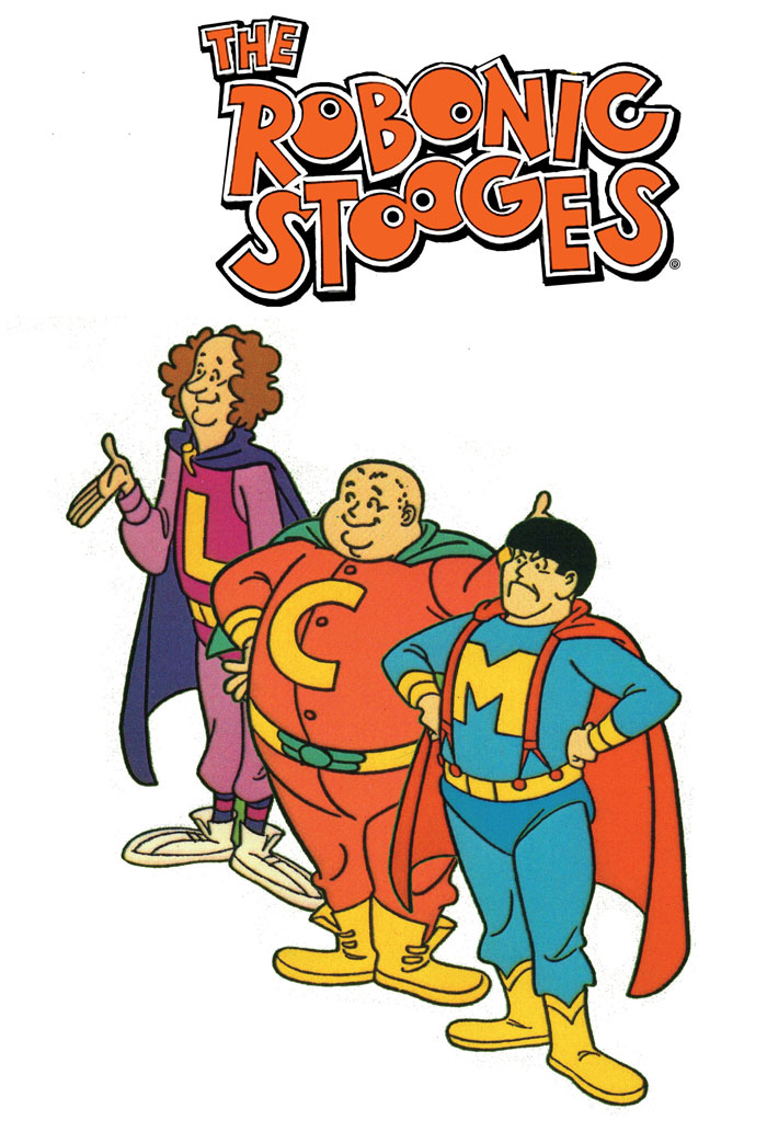 Poster for The Robonic Stooges animated tv show 
