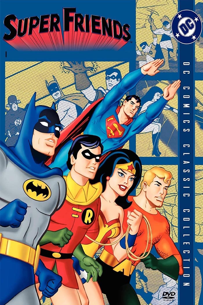 Poster for Super Friends animated tv show 